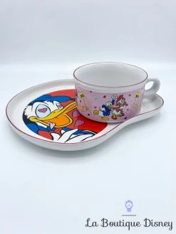 Ensemble Petit Déjeuner Assiette Bol Donald Daisy Disney That's Donald Studio Moonflower Coeur Love Amour