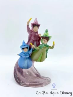 Figurine 3 Fées La Belle Au Bois Dormant Disney Store Flora Pâquerette Pimprenelle