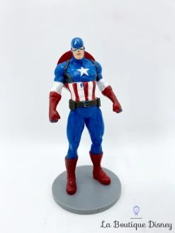 Figurine Captain America Avengers Marvel Disney Store Playset 10 Cm 14 Figurine Captain America Avengers Marvel Disney Store Playset 10 Cm -Poupées Soldes figurine captain america disney store playset super heros bleu etoile rouge 2