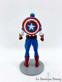 Figurine Captain America Avengers Marvel Disney Store Playset 10 Cm 15 Figurine Captain America Avengers Marvel Disney Store Playset 10 Cm -Poupées Soldes figurine captain america disney store playset super heros bleu etoile rouge 5