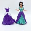 Figurine Magiclip Blanche Neige Disney Polly Clip Robe Violet Vert 1 Figurine Magiclip Blanche Neige Disney Polly Clip Robe Violet Vert -Poupées Soldes figurine magiclip blanche neige disney mattel polly clip violet 1