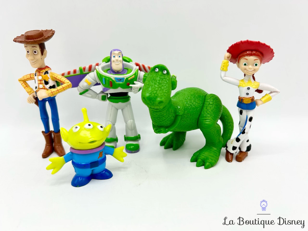 Figurines Toy Story Playset Collectible Figures Disney Store Buzz Jessie Woody Rex Alien 4 Figurines Toy Story Playset Collectible Figures Disney Store Buzz Jessie Woody Rex Alien – Image 2