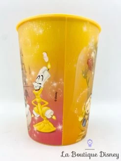 Gobelet La Belle Et La Bête Disney Fun House Verre Jaune Plastique -Poupées Soldes gobelet la belle et la bete disney fun house plastique jaune verre 3