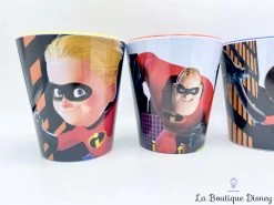 Gobelets Les Indestructibles Disney Store Verre Plastique Monsieur Indestructible Elastigirl Flèche Violette -Poupées Soldes gobelet les indestructibles disney store verre plastique personnages 3