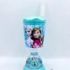 Gobelet Paille La Reine Des Neiges Disney Store Verre Plastique Bleu Anna Elsa Olaf Sven -Poupées Soldes gobelet paille anna elsa la reine des neiges disney store verre plastique figurine flotte 2