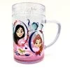 Tasse Plastique Princesses Disney Store 2018 Mug Rose Violet Eau Paillettes -Poupées Soldes gobelet plastique princesses disney parks 2018 verre eau tasse pailettes 6