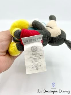 Hochet Peluche Mickey Mouse Bébé Disney Store Disney Baby 15 Cm 9 Hochet Peluche Mickey Mouse Bébé Disney Store Disney Baby 15 Cm -Poupées Soldes hochet mickey mouse peluche disney store anneau rayures 3