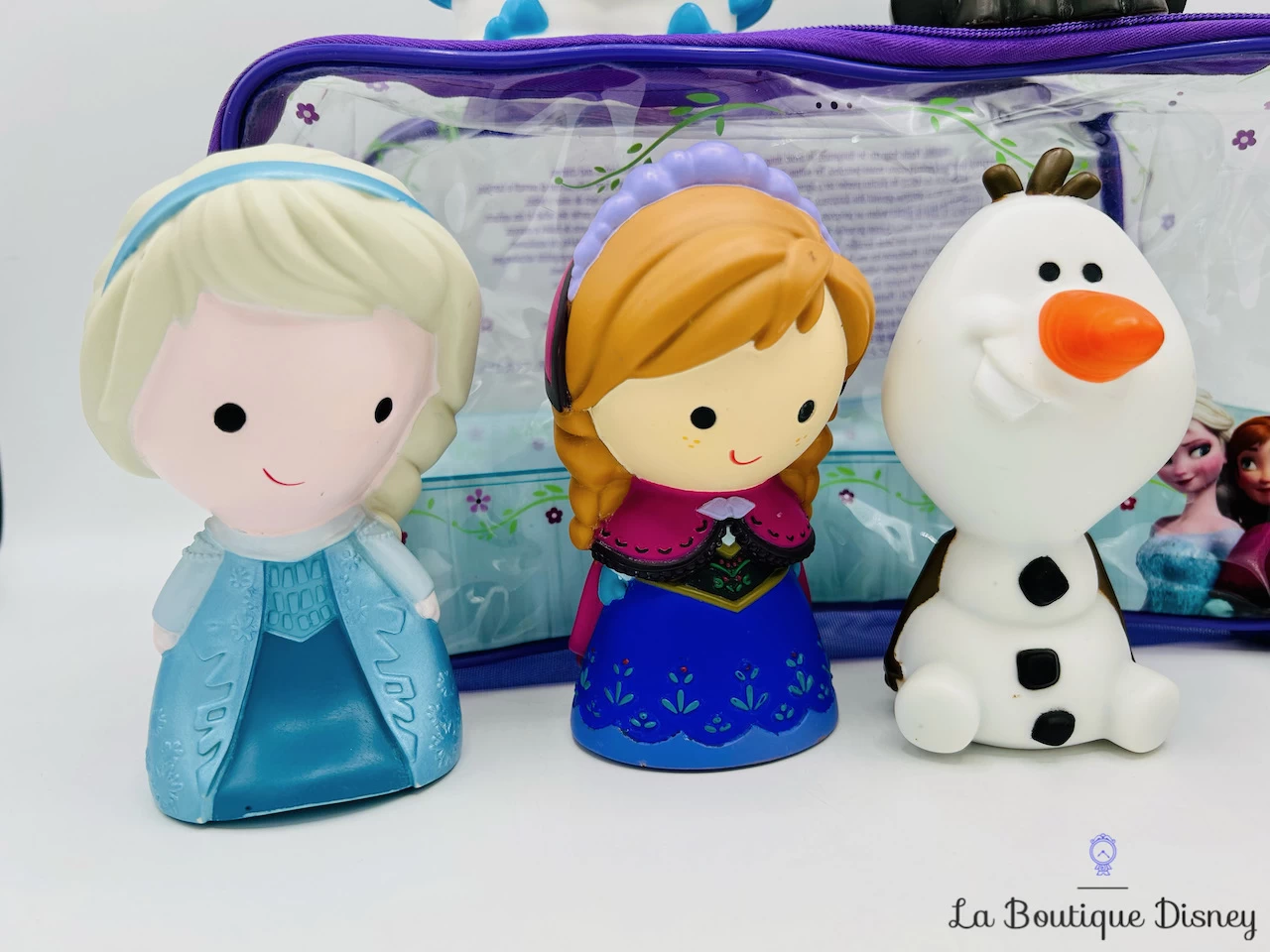 Jouet Figurines De Bain La Reine Des Neiges Disney Store 2015 Anna Elsa Kristoff Olaf Sven Guimauve 4 Jouet Figurines De Bain La Reine Des Neiges Disney Store 2015 Anna Elsa Kristoff Olaf Sven Guimauve – Image 2