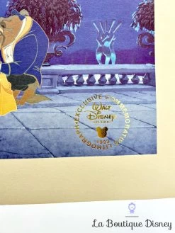 Lithographie La Belle Et La Bête Exclusive Commemorative Walt Disney Studios 1993 Affiche 8 Lithographie La Belle Et La Bête Exclusive Commemorative Walt Disney Studios 1993 Affiche -Poupées Soldes litographie la belle et la bete disney store walt disney studios 1993 commemorative exclusive 3