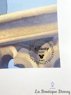 Lithographie Le Bossu De Notre Dame Exclusive Commemorative Disney Store 1997 The Hunchback Of Notre Dame Affiche -Poupées Soldes litographie le bossu de notre dame disney store exclusive hunchback notre dame 1997 dessin tableau impression 3