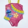 Maillot De Bain Stitch Disney Baby By Disney Store Taille 6-9 Mois Rayures Rose Jaune -Poupées Soldes maillot de bain stitch disney baby by disney store rayures rose fleur 2