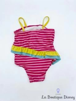 Maillot De Bain Stitch Disney Baby By Disney Store Taille 6-9 Mois Rayures Rose Jaune 7 Maillot De Bain Stitch Disney Baby By Disney Store Taille 6-9 Mois Rayures Rose Jaune -Poupées Soldes maillot de bain stitch disney baby by disney store rayures rose fleur 6