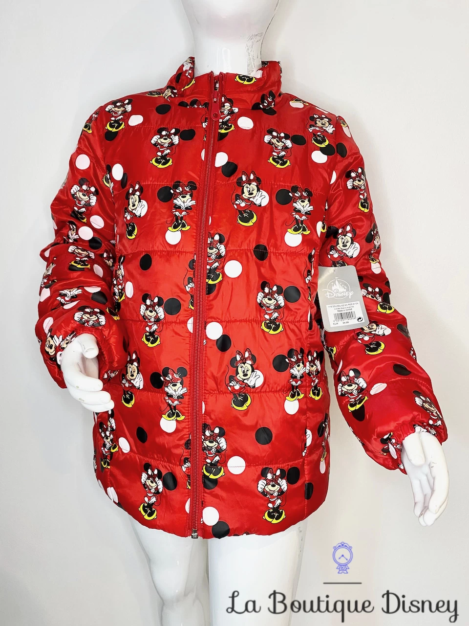 Manteau Doudoune Minnie Mouse Disney Store Taille 9-10 Ans Rouge Pois 3 Manteau Doudoune Minnie Mouse Disney Store Taille 9-10 Ans Rouge Pois