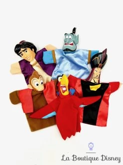 Marionnettes Aladdin Disney Main Vintage Iago Jafar Génie Abu