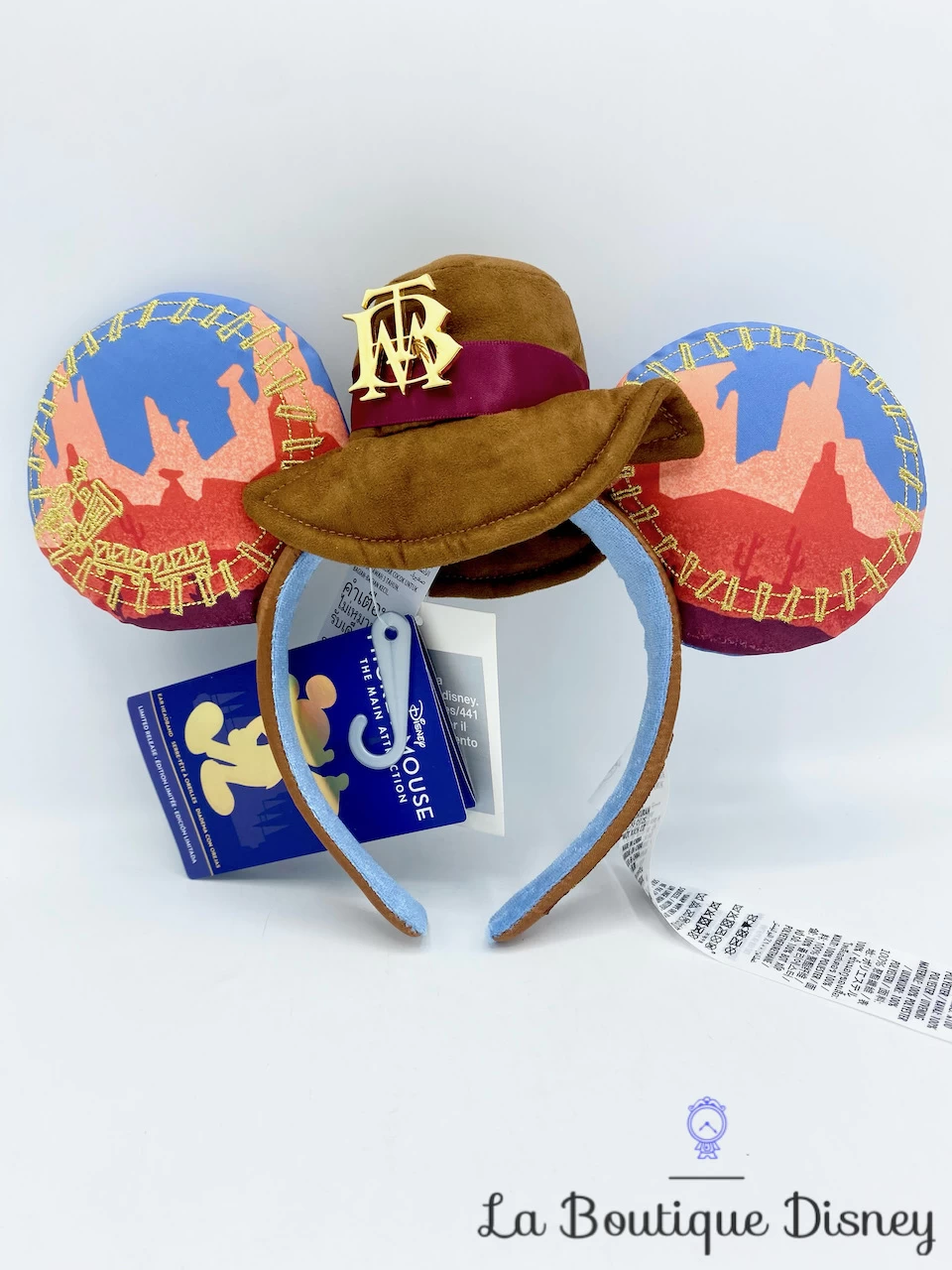 Serre Tête Oreilles Mickey Mouse The Main Attraction Série 9 Big Thunder Moutain Railroad Disney Store Ears Édition Limitée 3 Serre Tête Oreilles Mickey Mouse The Main Attraction Série 9 Big Thunder Moutain Railroad Disney Store Ears Édition Limitée