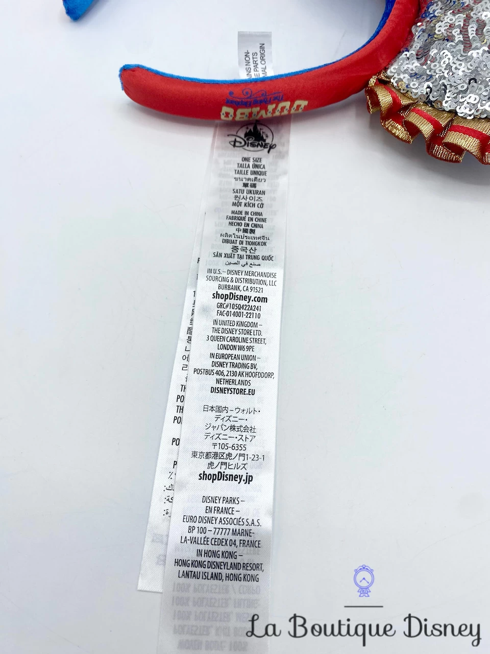 Serre Tête Oreilles Mickey Mouse The Main Attraction Série 8 Dumbo The Flying Elephant Disney Store Ears Édition Limitée 6 Serre Tête Oreilles Mickey Mouse The Main Attraction Série 8 Dumbo The Flying Elephant Disney Store Ears Édition Limitée – Image 4