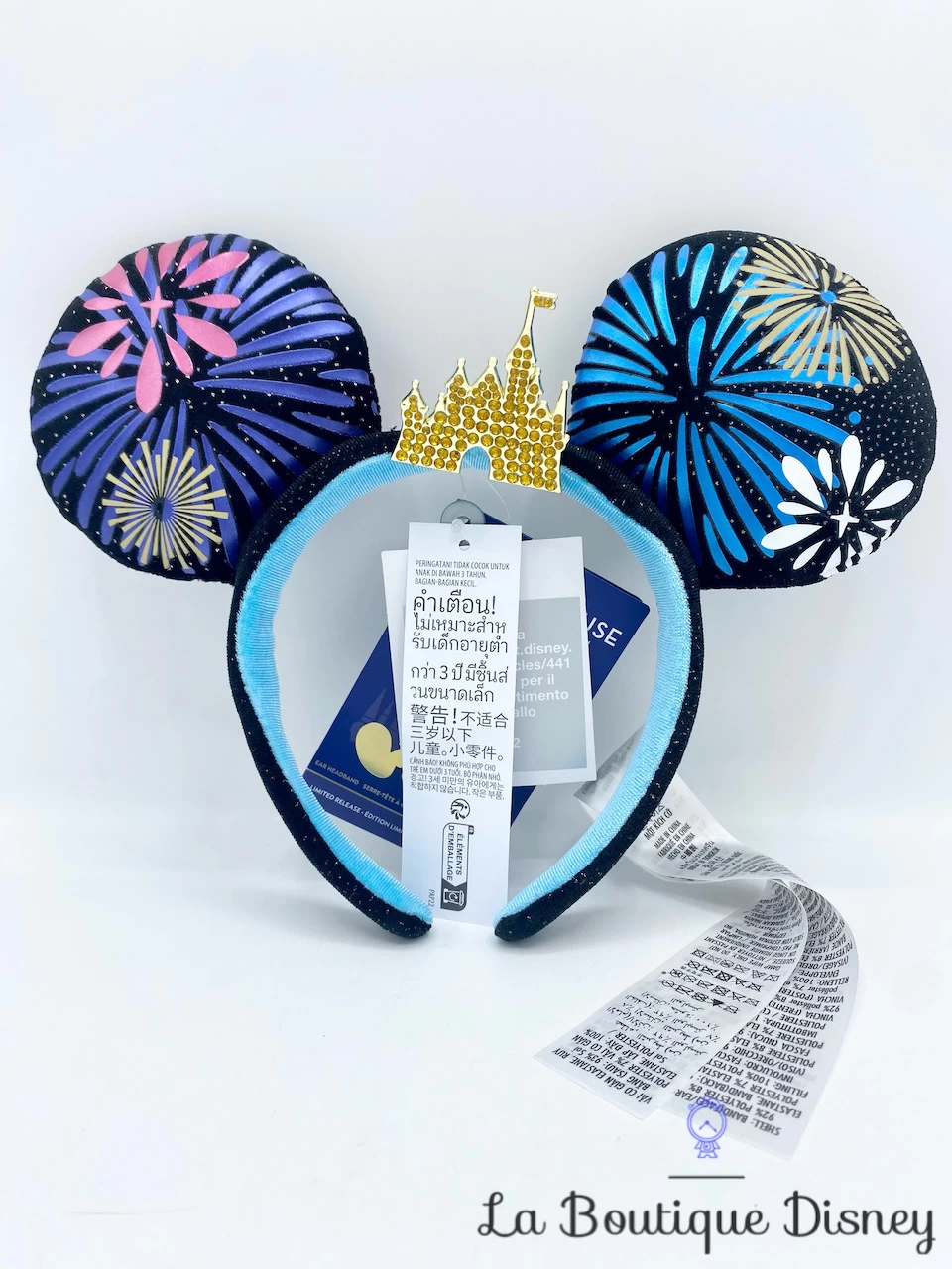 Serre Tête Oreilles Mickey Mouse The Main Attraction Série 12 Bouquet Final Château Cendrillon Disney Store Ears Édition Limitée Feu Artifice 2 Serre Tête Oreilles Mickey Mouse The Main Attraction Série 12 Bouquet Final Château Cendrillon Disney Store Ears Édition Limitée Feu Artifice