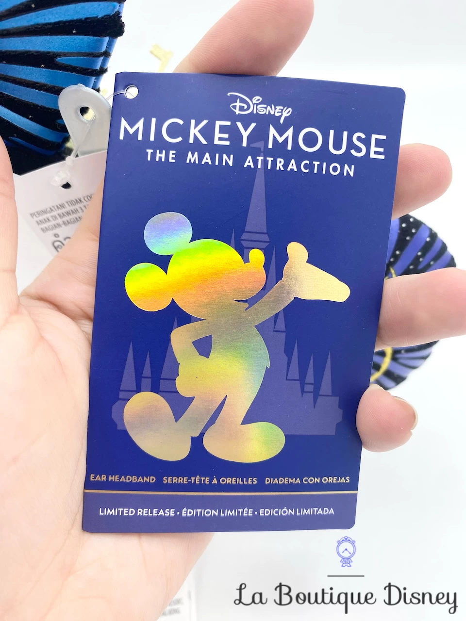 Serre Tête Oreilles Mickey Mouse The Main Attraction Série 12 Bouquet Final Château Cendrillon Disney Store Ears Édition Limitée Feu Artifice 6 Serre Tête Oreilles Mickey Mouse The Main Attraction Série 12 Bouquet Final Château Cendrillon Disney Store Ears Édition Limitée Feu Artifice – Image 5
