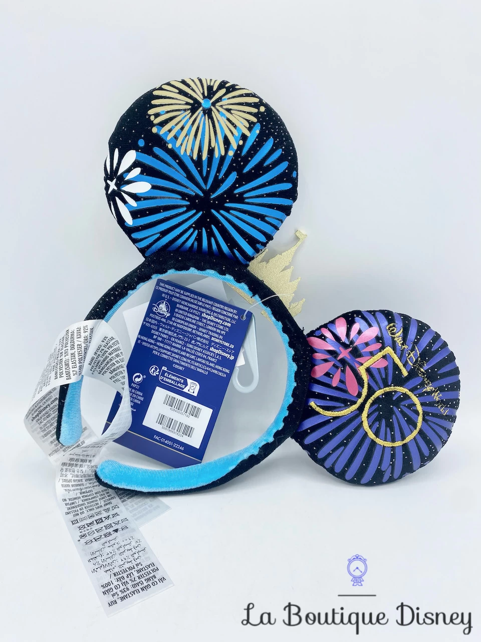 Serre Tête Oreilles Mickey Mouse The Main Attraction Série 12 Bouquet Final Château Cendrillon Disney Store Ears Édition Limitée Feu Artifice 5 Serre Tête Oreilles Mickey Mouse The Main Attraction Série 12 Bouquet Final Château Cendrillon Disney Store Ears Édition Limitée Feu Artifice – Image 4