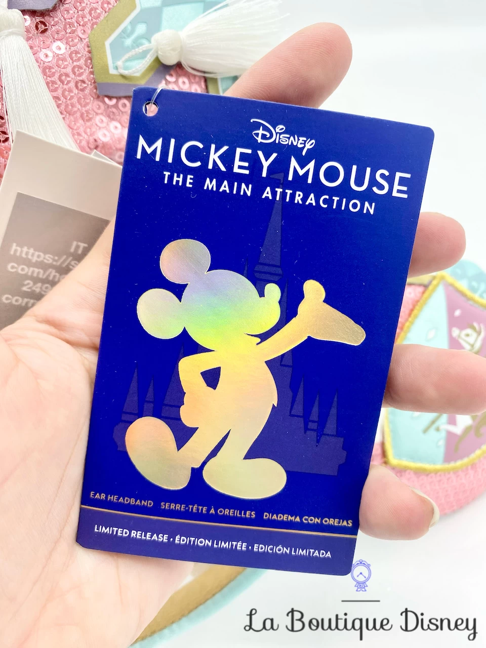 Serre Tête Oreilles Mickey Mouse The Main Attraction Série 7 Prince Charming Disney Store Ears Édition Limitée 8 Serre Tête Oreilles Mickey Mouse The Main Attraction Série 7 Prince Charming Disney Store Ears Édition Limitée – Image 6