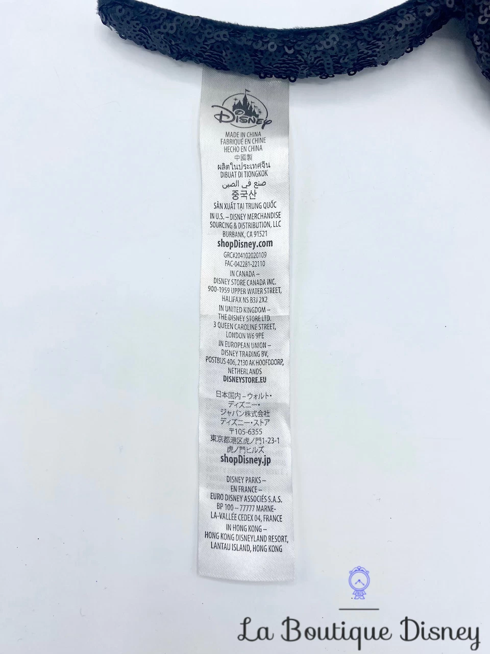 Serre Tête Oreilles Minnie Maléfique Disney Store Ears Cornes Strass Sequins 5 Serre Tête Oreilles Minnie Maléfique Disney Store Ears Cornes Strass Sequins – Image 3