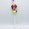 Paille Minnie Mouse Disney Plastique Relief 3D 35 Cm