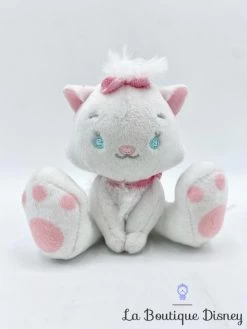 Peluche Marie Tiny Big Feet Disney Store Les Aristochats Chat Blanc 9 Cm