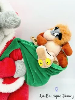 Peluche Baloo Père Noël Le Livre De La Jungle Disney RARE Hotte Kaa Roi Louie 38 Cm -Poupées Soldes peluche baloo pere noel hotte kaa roi louie disney vintage rare 7