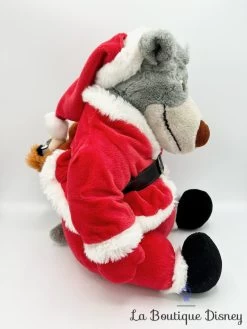 Peluche Baloo Père Noël Le Livre De La Jungle Disney RARE Hotte Kaa Roi Louie 38 Cm -Poupées Soldes peluche baloo pere noel hotte kaa roi louie disney vintage rare 8