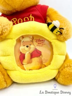 Peluche Cadre Winnie L'ourson Abeille Disney Store Photo Jaune 25 Cm -Poupées Soldes peluche cadre winnie ourson disney store abeille photo 2