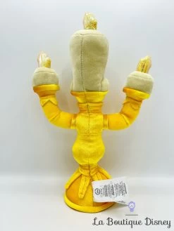Peluche Lumière Chandelier La Belle Et La Bête Disney Store 2016 Jaune écusson 32 Cm -Poupées Soldes peluche lumiere la belle et la bete disney store chandelier jaune ecusson 3