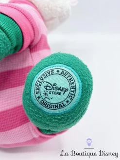 Peluche Marie Noël Disney Store Les Aristochats Pyjama Rose Vert écusson 28 Cm -Poupées Soldes peluche marie noel disney store les aristochats chat pull rose rayures 6