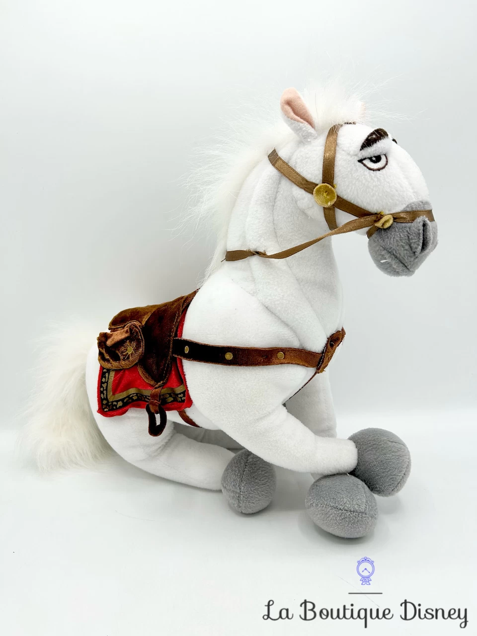 Peluche Maximus Cheval Raiponce Disney Blanc Marron 35 Cm 4 Peluche Maximus Cheval Raiponce Disney Blanc Marron 35 Cm – Image 2