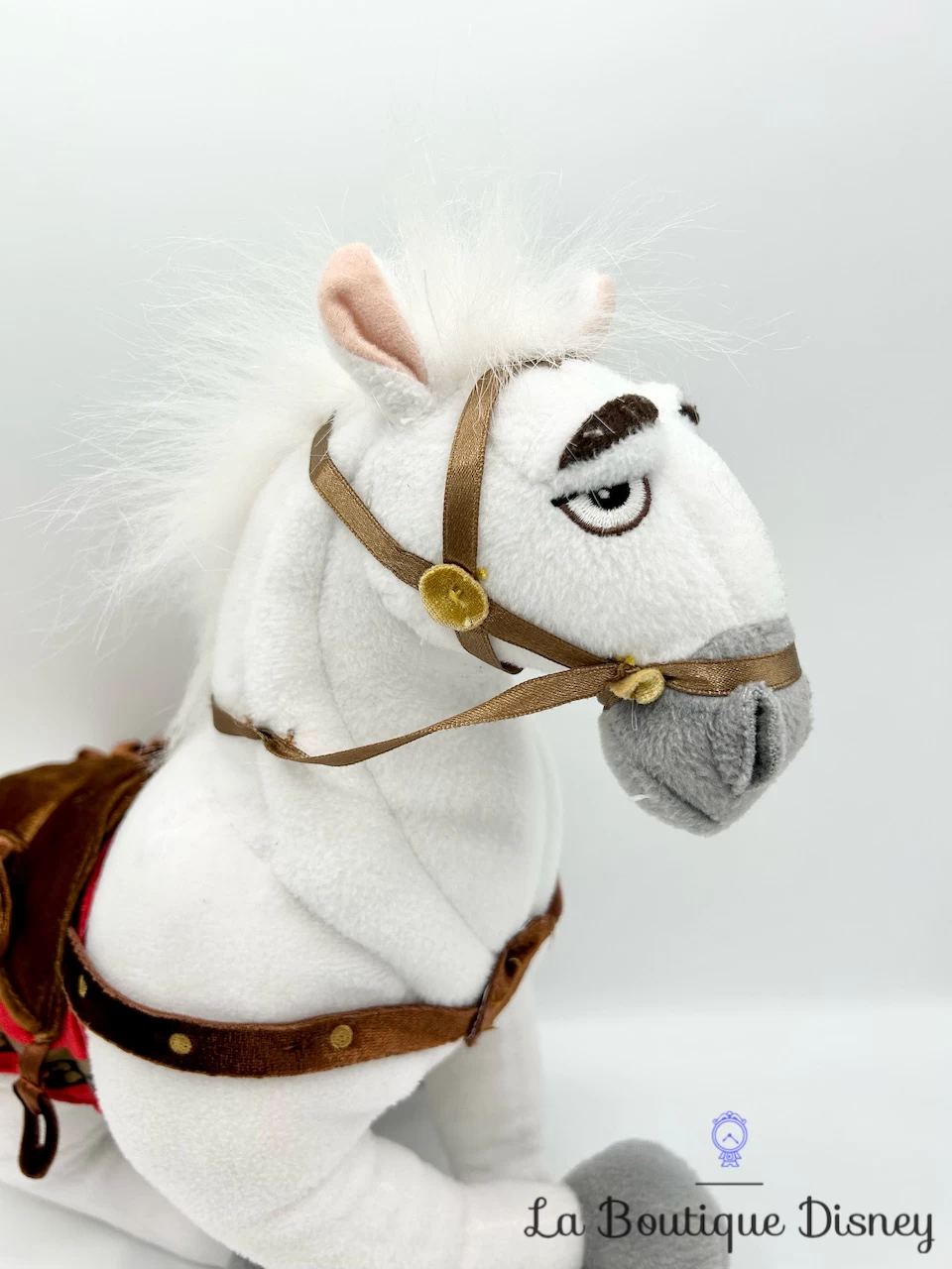 Peluche Maximus Cheval Raiponce Disney Blanc Marron 35 Cm 6 Peluche Maximus Cheval Raiponce Disney Blanc Marron 35 Cm – Image 4