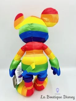 Peluche Mickey Mouse Rainbow Disney Store 2020 Arc En Ciel 41 Cm -Poupées Soldes peluche mickey mouse rainbow arc en ciel disney store couleurs 5