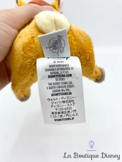 Peluche Bambi Mini Disney Store Faon Orange Marron 17 Cm -Poupées Soldes peluche mini bambi disney store faon orange marron assis 3