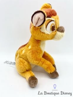 Peluche Bambi Mini Disney Store Faon Orange Marron 17 Cm -Poupées Soldes peluche mini bambi disney store faon orange marron assis 5