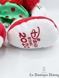Peluche Minnie Mouse Noël Disney Store 2020 Holiday Cheer Rouge Vert 44 Cm -Poupées Soldes peluche minnie disney store 2020 noel vert rouge pain epices 4