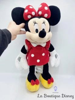 Peluche Minnie Mouse Classique Disney Store Robe Rouge Pois 52 Cm -Poupées Soldes peluche minnie mouse classique disney store 52 cm robe pois 3