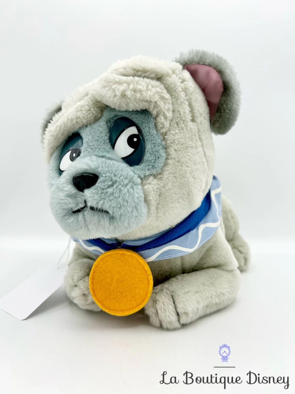 Peluche Percy Chien Pocahontas Disney Gris Collier Vintage 30 Cm 4 Peluche Percy Chien Pocahontas Disney Gris Collier Vintage 30 Cm – Image 2