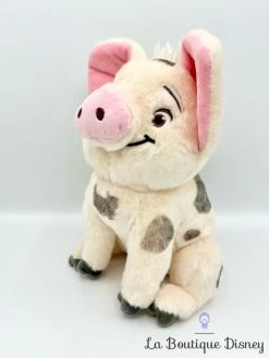 Peluche Pua Cochon Vaiana Disney PTS Blanc Rose 25 Cm -Poupées Soldes peluche pua cochon vaiana disney pts blanc rose 7