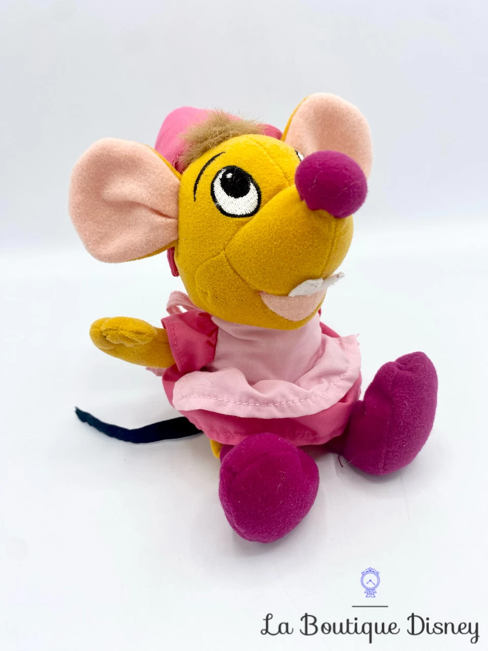 Peluche Suzy Souris Cendrillon Disney Store Bonnet Rose 21 Cm 4 Peluche Suzy Souris Cendrillon Disney Store Bonnet Rose 21 Cm – Image 2