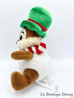 Peluche Tic Boule De Neige Disney Store Tic Et Tac Noël Chapeau Vert 20 Cm -Poupées Soldes peluche tic boule de neige disney store noel tic et tac chapeau vert 4