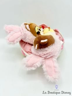 Peluche Tic Et Tac Pâques Disney Store 2018 Coquille Oeuf Rose Lapin 18 Cm -Poupées Soldes peluche tic tac paques poussin oeuf disney store 2018 rose 1
