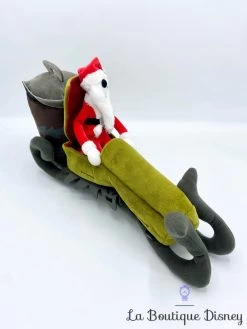 Peluche Traineau Jack Skellington Père Noël Disney Store ShopDisney L'étrange Noël De Mr Jack 37 Cm -Poupées Soldes peluche traineau jack skellington disney store etrange noel mr jack 6