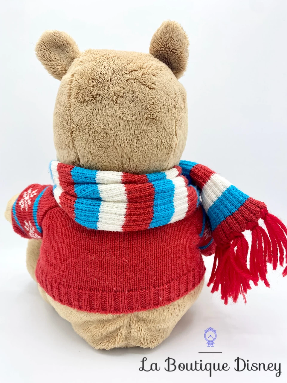 Peluche Winnie L’ourson Noël Disney Store 2008 écharpe Pull Hiver 7 Peluche Winnie L’ourson Noël Disney Store 2008 écharpe Pull Hiver – Image 5