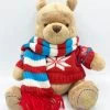 Peluche Winnie L’ourson Noël Disney Store 2008 écharpe Pull Hiver -Poupées Soldes peluche winnie ourson disney store 2008 echarpe pull rouge noel 5