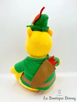 Peluche Winnie L'ourson Robin Des Bois Disney Déguisement Vert 33 Cm -Poupées Soldes peluche winnie ourson robin des bois disney tenue verte arc fleche 4