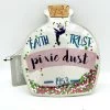 Pochette Fée Clochette Faith Trust Pixie Dust Disney Store 2022 Peter Pan Trousse Bouteille -Poupées Soldes pochette fee clochette faith trust pixie dust disney store trousse sac bouteille poussiere etoile 3