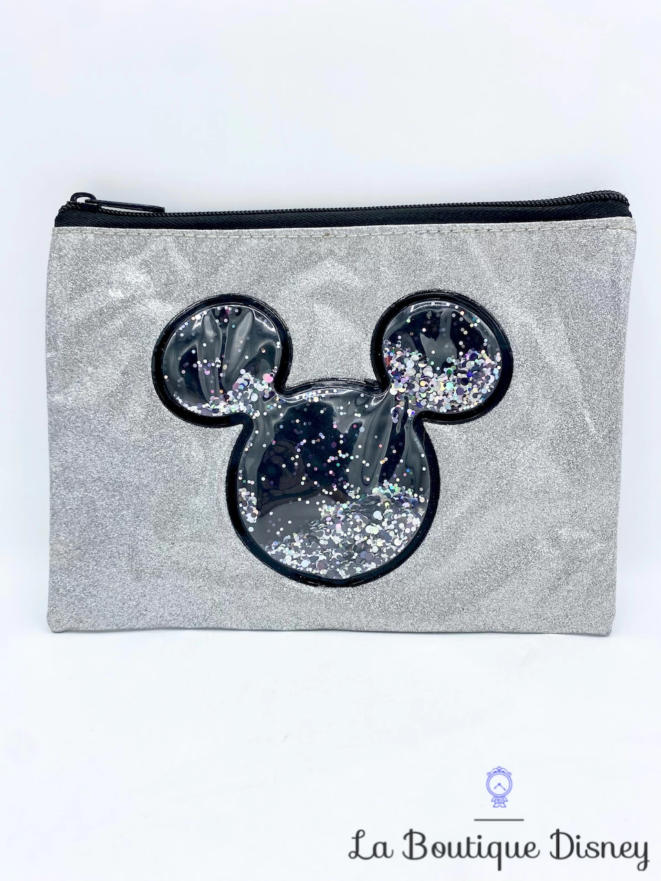 Pochette Mickey Mouse Disney Argenté Trousse Maquillage Paillettes 3 Pochette Mickey Mouse Disney Argenté Trousse Maquillage Paillettes